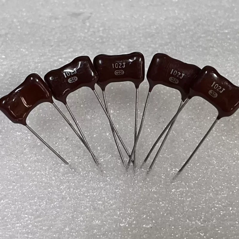 3pcs New Japanese NTD KEC 102J 1000PF 500V Fever Silver Mica Capacitor with 12 pin spacing