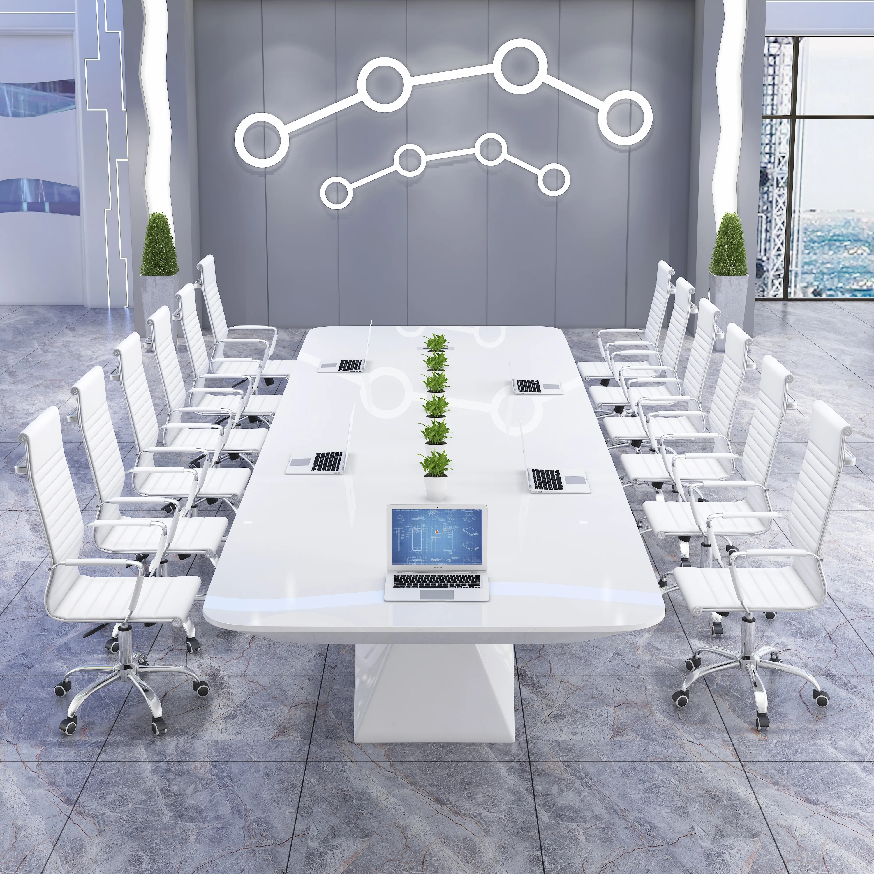 

Modern baking paint office furniture Meeting Room table Boardroom Luxury Conference Tables executive table office desk