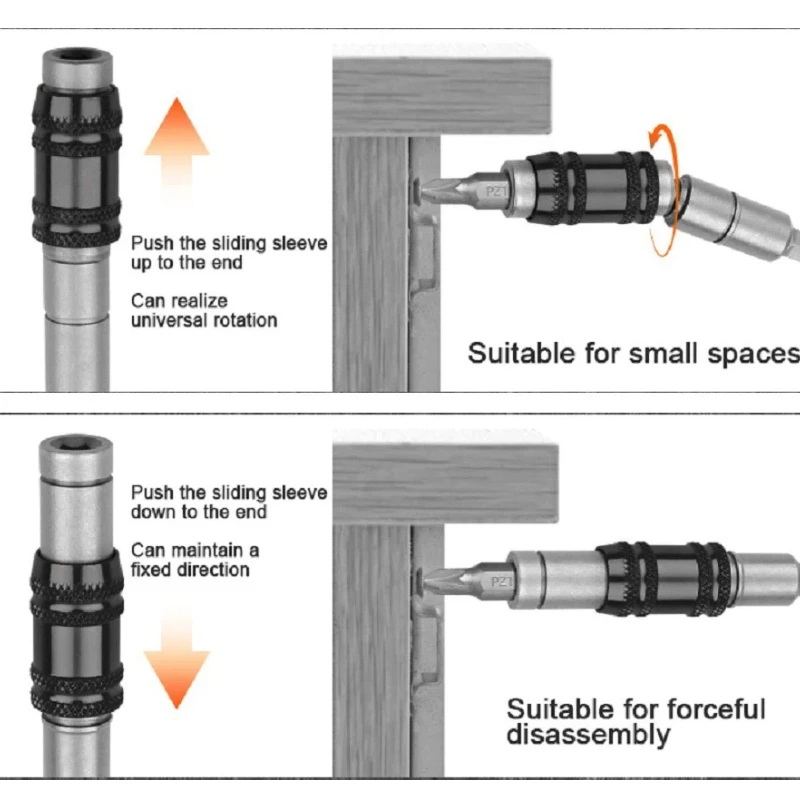 1PC 1/4 Hex Magnetic Ring Screwdriver Bits Drill Hand Tools Drill Bit Extension Rod Holder Drive Guide Screw Drill Tip