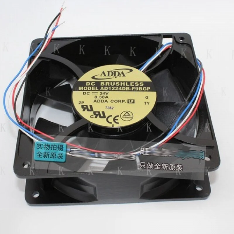 

C для ADDA AD1224DB-F9BGP 12038 DC 24 В 12 см алюминиевая рама большой вентилятор охлаждения воздушного потока