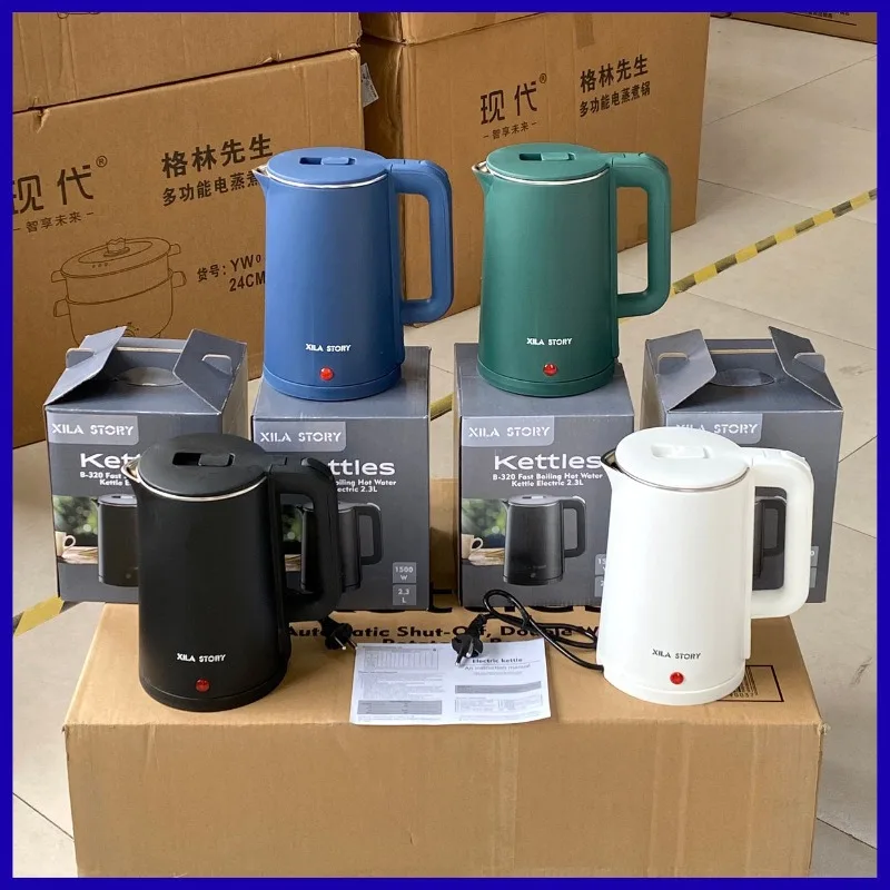 Multi‑Function EU Plug Electric Kettle Large Capacity Household Water Heater Auto Power‑Off Boiling Kettle For Kitchen Daily Use
