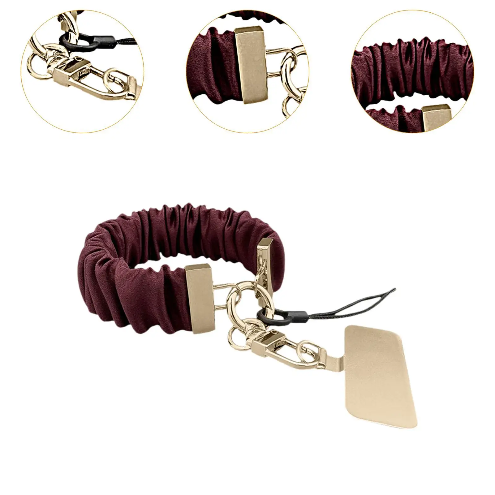 เชือกคล้องโทรศัพท์แฮนด์ฟรีของขวัญแฟชั่นโซ่โทรศัพท์สําหรับผู้หญิงที่เดินท่องเที่ยว