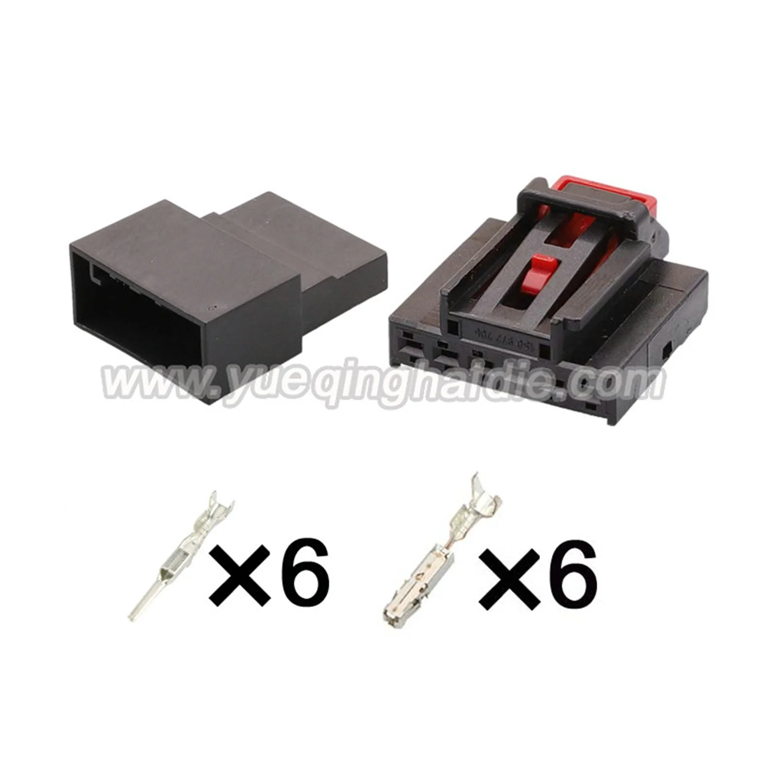 

6 PIN Connector 1.5mm Series Unsealed Male Female Connectors Wire Harness Cable Socket 1S0972706