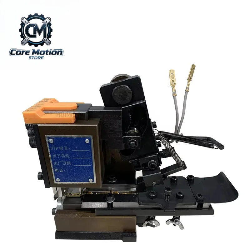 Flag 6.3mm Terminal Threading Cable Crimping Tool Crimper Die Blade Iron Steel Semi-Automatic