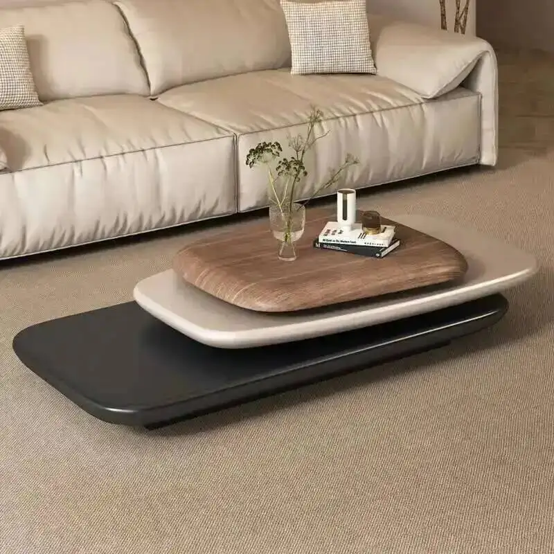 Living Coffee Side Luxury Room Table Minimalist Table Pliante Household Rotating Antique Style Muebles De Sala Furniture Home