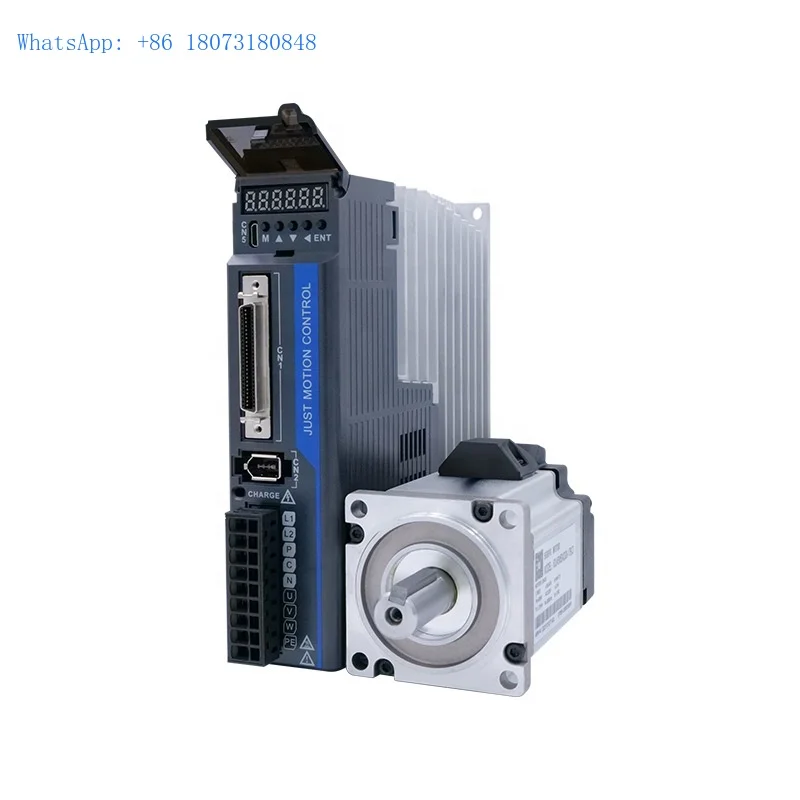 60JASM504230K-17B-SC+JAND4002-20B Factory Manufacture 220V 1.27N.m 3000rpm AC Servo Brake Motor and Drive 400W