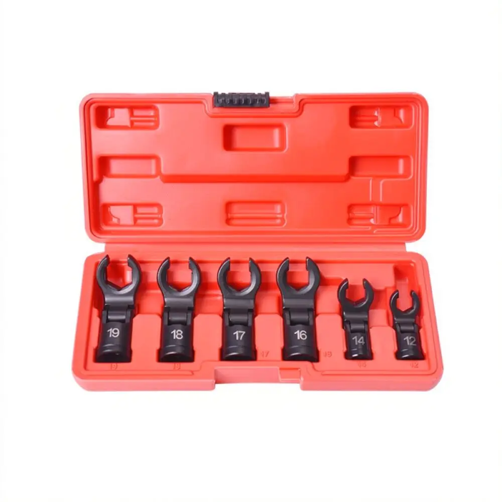 Chrome Vanadium Steel Swivel Flare Nut Wrench For Youjia Universal Mechanic Hand Tool Vehicle Brake System Pipeline Repair
