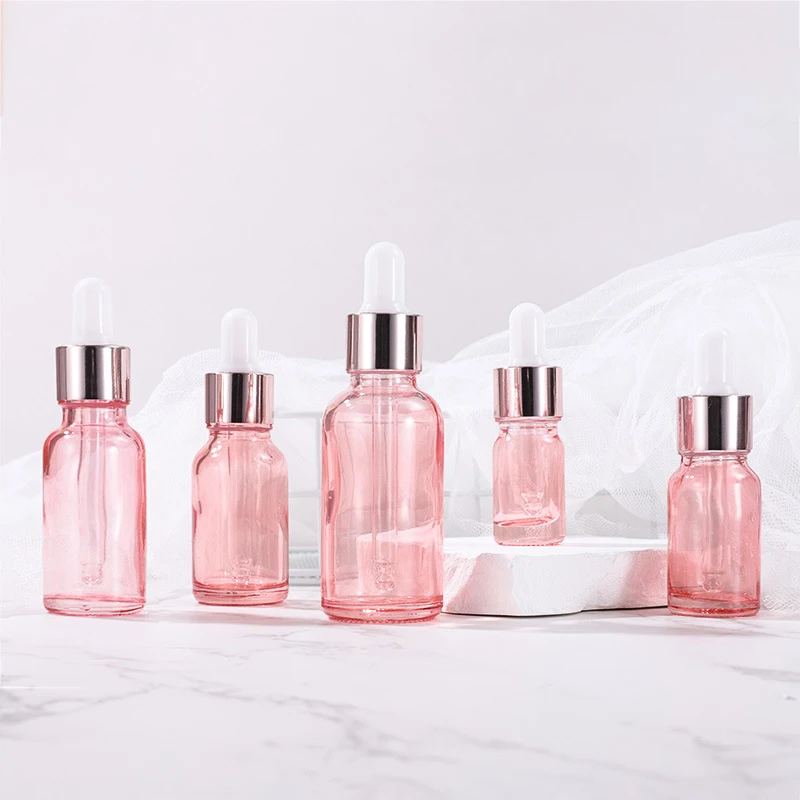 

5ml 10ml 15ml 30ml 50ml Glass Dropper Bottles With Glass Pipette for Essential Oil, Aromatherapy Refillable Sample Dropper Vials