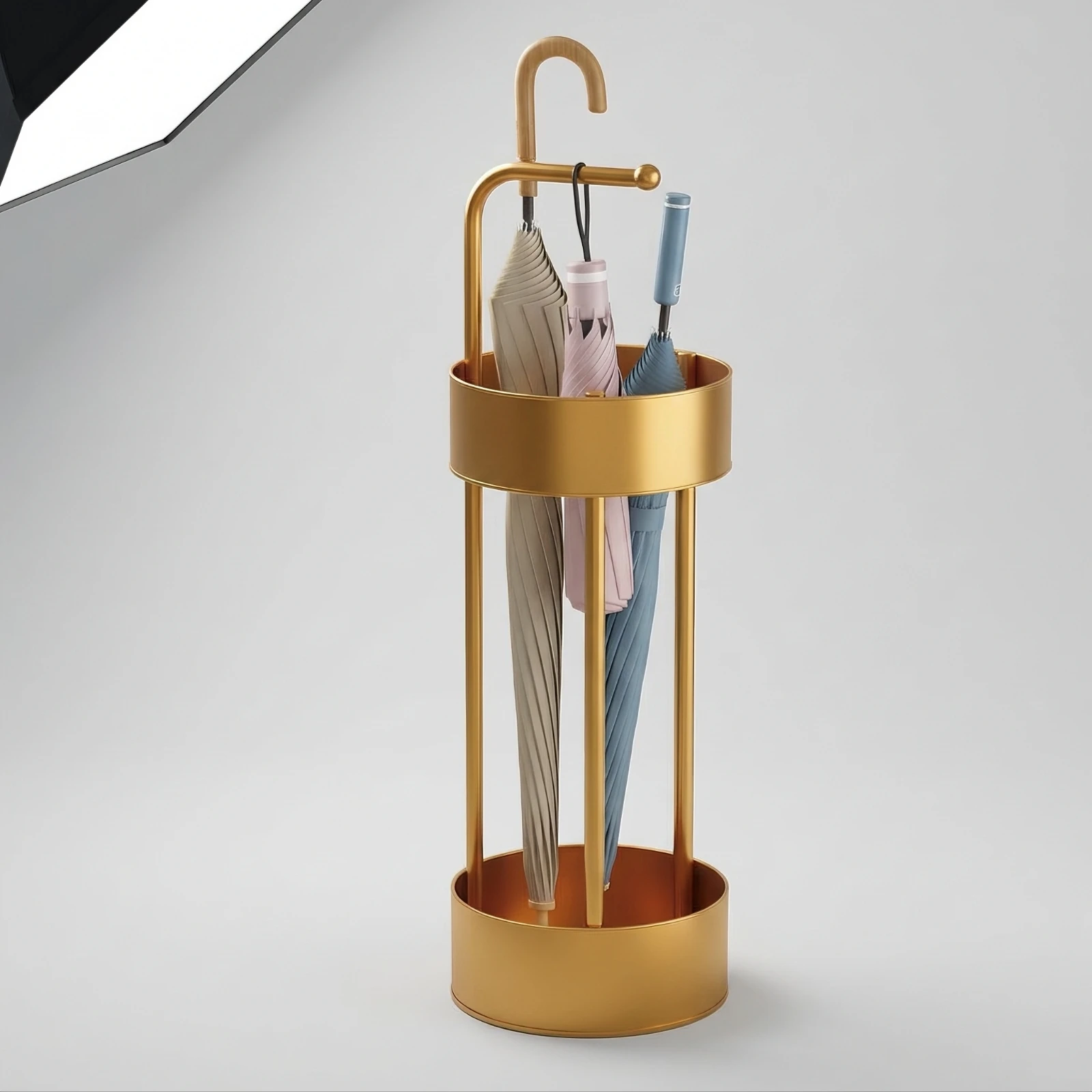 Umbrella Stand Cylindrical Umbrella Rack Metal Slim for Entryway, Hallway