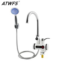 3000W Tankless Water Heater Faucet Shower Instant Electric Tap Heating Hot Water for Kitchen and Bathroom