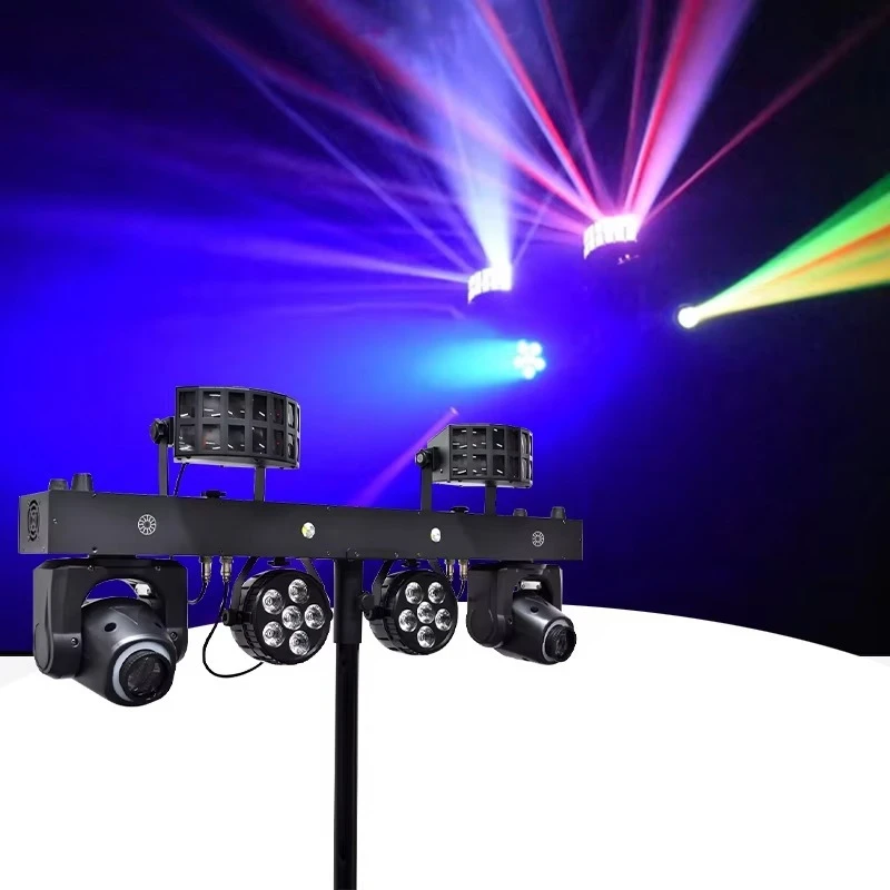 Diode Rod Adjustable Height Voice Follow Spotlight Christmas Disco Tripod Stand