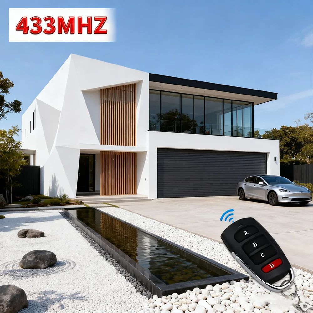 コピー無線RF 433mhzリモコン コピーコード ガレージドアゲート複製機 433 Mhzキーリモートオープナー