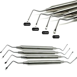 Dental Gracey Curette Periodontal Bone Curettes Perio Dental Tooth Cleaning Scaler Stainless Steel Dental Instrument Tool