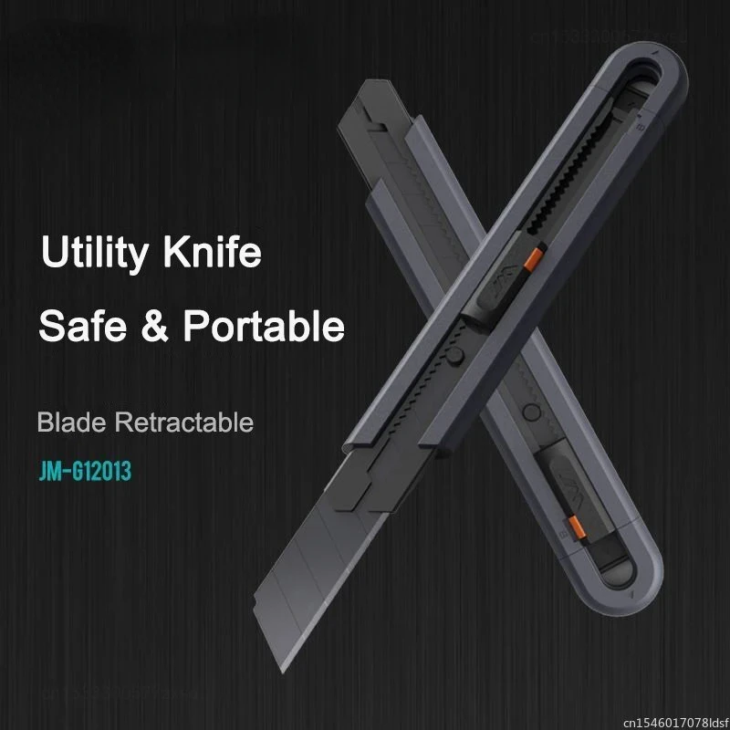 Imagem -02 - Xiaomi Jimihome-carbon Steel Stretch Utility Knife Cortadores de Papel Lâminas de Aço Carbono Canivete com Trava de Segurança Ferramentas Artesanais 0.79