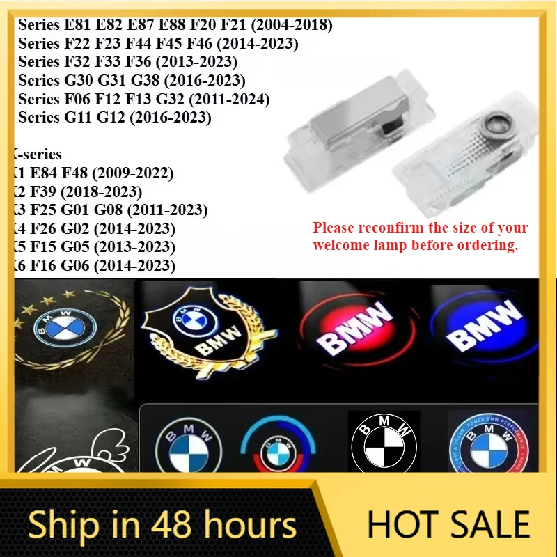

Светодиодные проекторы-эмблемы для дверей автомобиля с подсветкой BMW, декорированные световыми эффектами для X1/X3/X4/X5/X6, а также для новых модификаций 3-й, 5-й и 7-й серий.