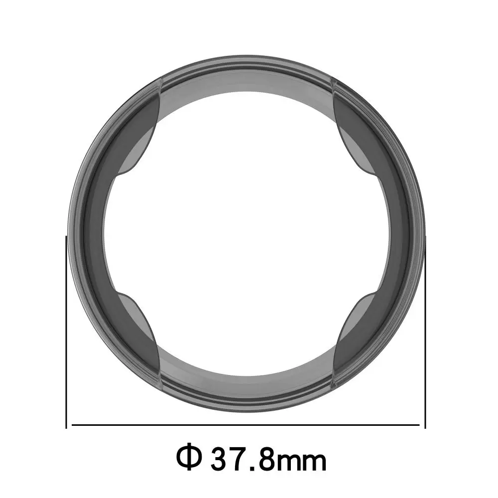 Pare-chocs souple en TPU, cadre de protection pour montre intelligente, boîtier Transparent, accessoires de coque, protecteur d'écran pour Garmin Lily 2