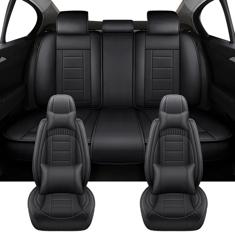 أغطية مقاعد السيارة العالمية من جلد البولي يوريثان لـ Volwsagen VW Amarok Polo 9N Gol G3 G5 Tiguan Golf 8 7 6 5 4 ملحقات السيارات الداخلية