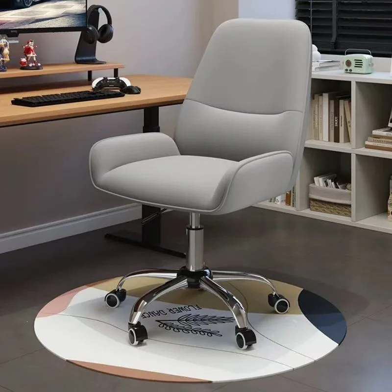 Computer chair Comfortable sedentary back chair Simple light luxury hotel learning makeup office chair