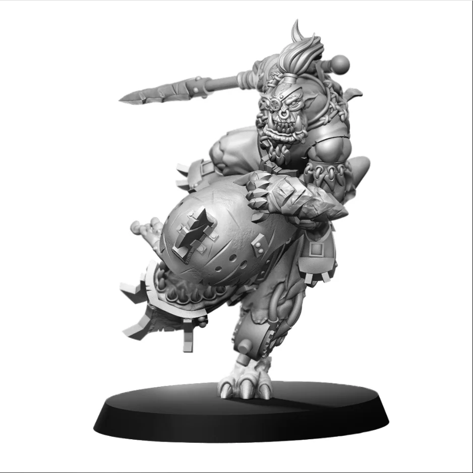 Orc gutz die toof kollekta, ork, wargame miniaturen, figur, gelände und basen, rpg, trpg, pathfinder, unendlich, gamemat