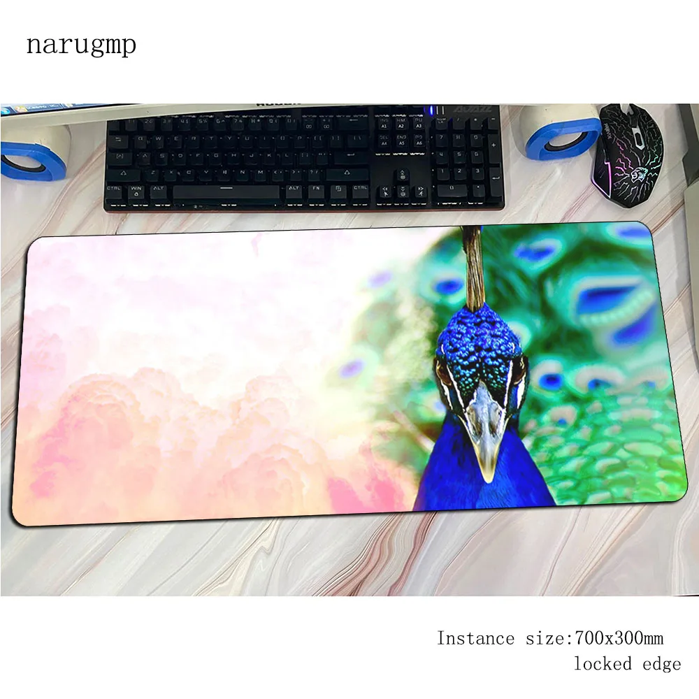 Birds mouse pad gamer Christmas gifts mousepad 70x30cm rubber desk mat Xxl gaming accessories pc keyboard mats oversized