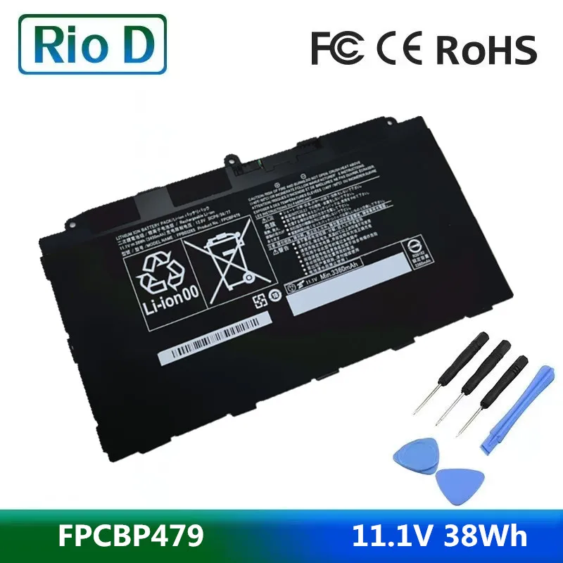 FPCBP479 11.1V 38Wh 3450mAh Laptop Battery For Fujitsu FPB0326S FPCBP479 Series Tablet FPCBP479