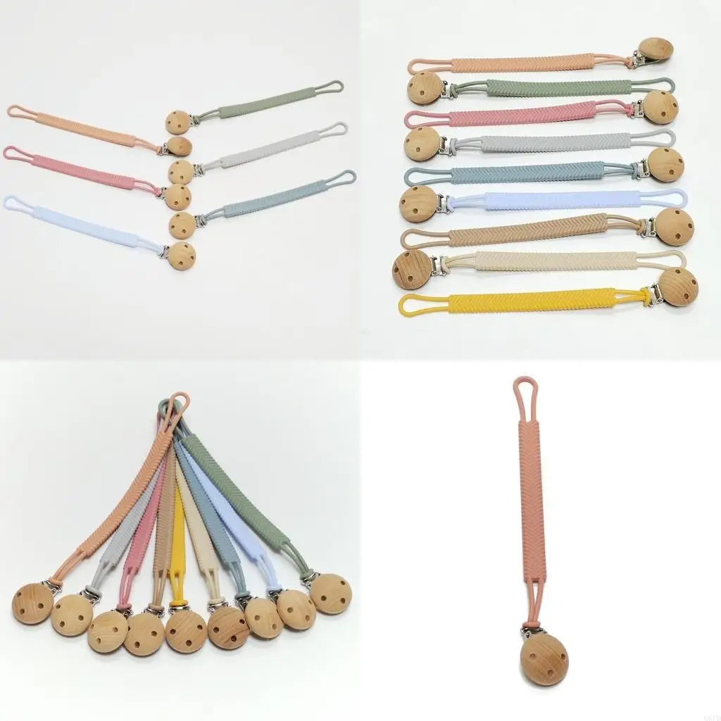 

Pacifier Clip Silicone Pacifier Binky Holder BPAFree Baby Pacifier Strap for &Teething Toy Best Shower Gift