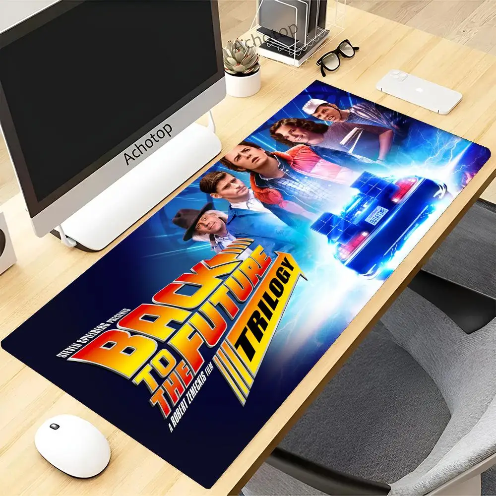 Back To The Future Mouse Pad Rubber Mat Laptop Xxl Mousepad Notebook Gamer Computer Table Gaming Accessories