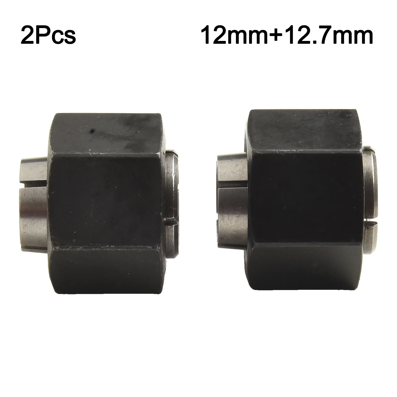 A Complete Set of Two Router Nuts Specifically Engineered to Enhance Performance on DEWALT's Popular BW Series