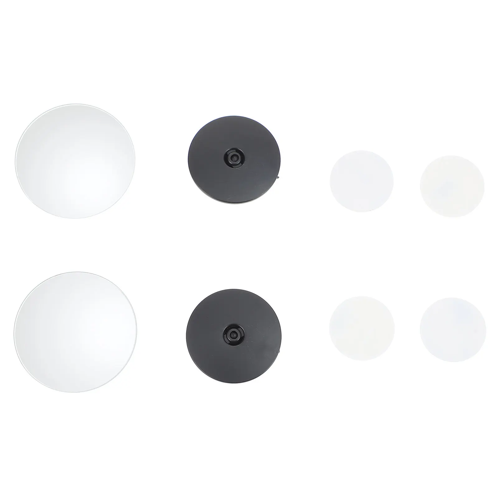 1Set Rotatable Blind Spot Mirror for Automobiles Expand Field of View Reduce Accidents Safe Lane Change Reverse Parking Mirror
