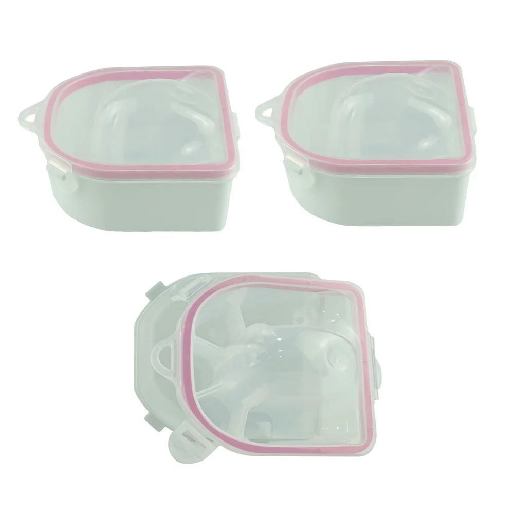 Bols de trempage pour manucure, 3 pièces, bols de soins des ongles, outils pour enlever le vernis, adoucissant la peau morte, pour usage domestique en Salon, bol de trempage pour manucure