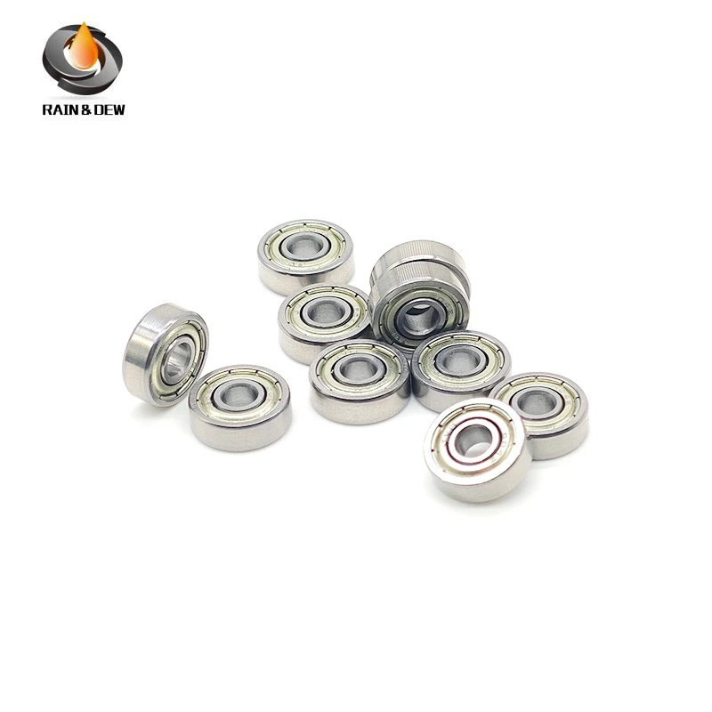 10PCS ABEC-7 604ZZ 4x12x4 mm Miniature Ball Bearings Chrome Steel Bearings For Printer Parts