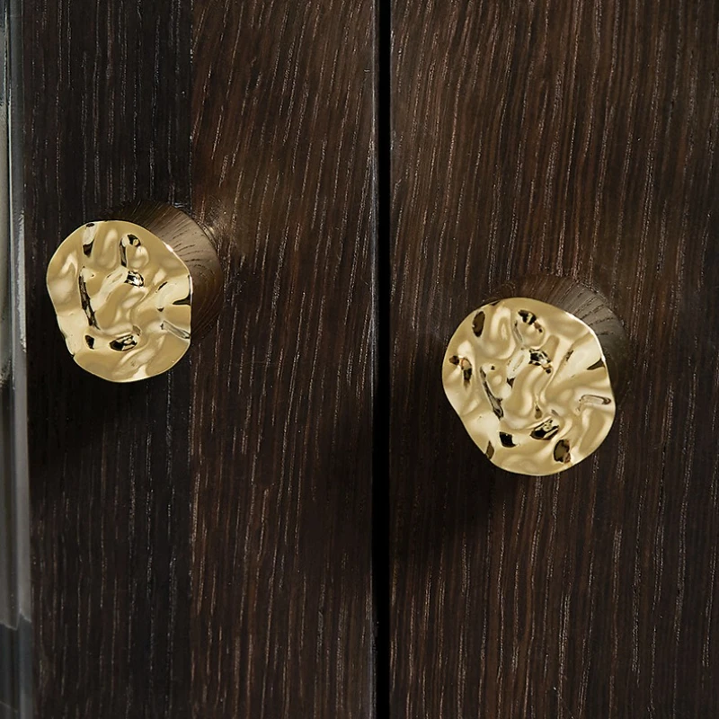

Волновой дизайн, твердые латунные мебельные ручки, роскошные ручки для шкафов и ящиков, фурнитура для комода, ручки для обувных шкафов
