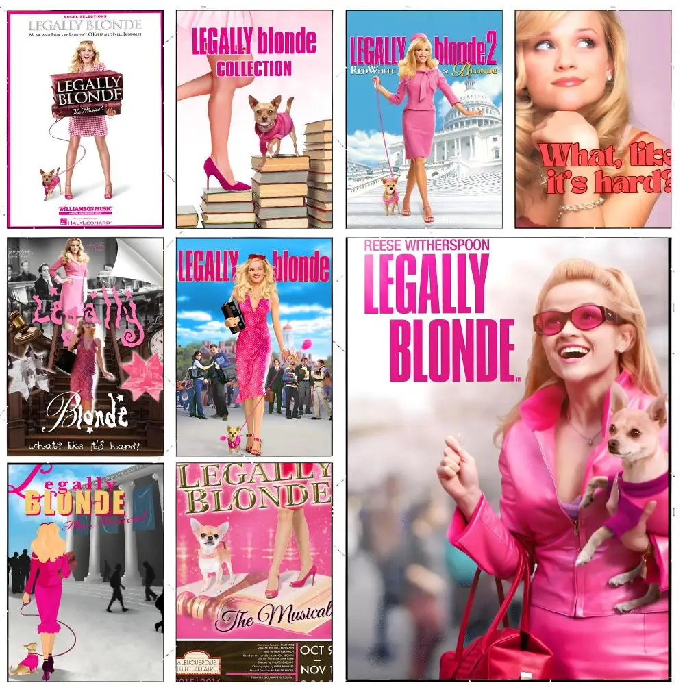 movie comedy L-Legally Blonde Poster Premium Decor Art & Gift for Household Lounge Home Ornaments