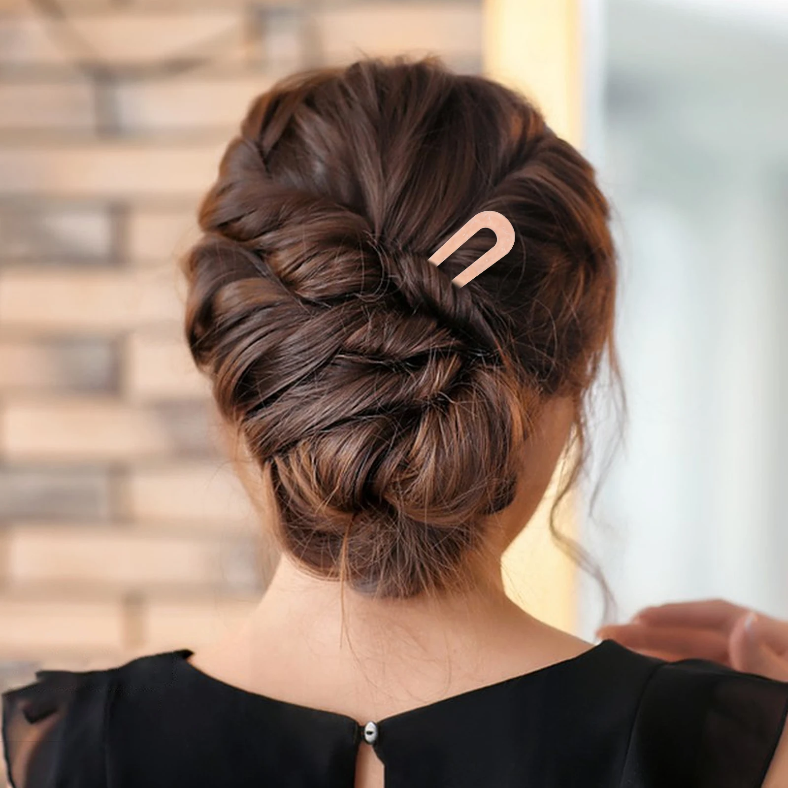 

2 Pcs Hairpin U Shaped Fork Clips Girls Accessories Claw Stick Curls Women Vintage Hairstyle