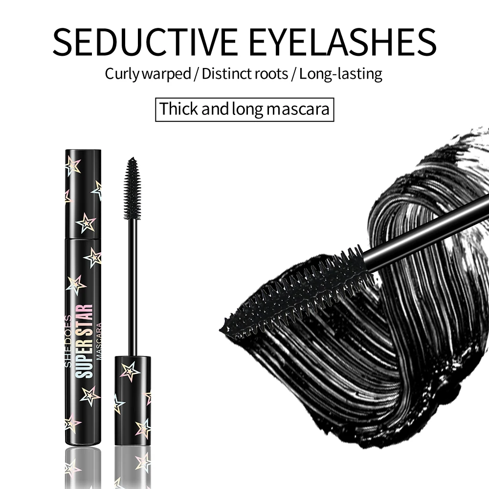 スターアイブラックは耐久性があり、防水性があり、汗に強く、自然で、汚れにくく、長く、カールしていて厚いです。