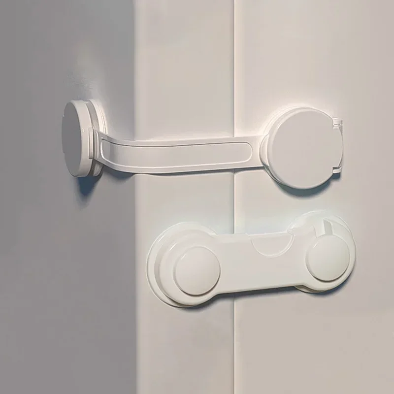 

Многофункциональные защитные замки, детская безопасность, пряжка для двери ящика шкафа, домашний белый замок для унитаза, холодильника, 5 шт./лот