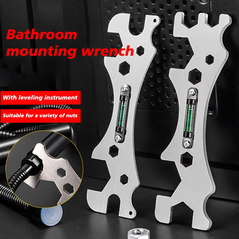 

Multifunctional Wrench Universal Tube Pipe Plumbing Hexagon Mechanical Bathroom Plumber Ruler Measuring Tools Faucet Repair