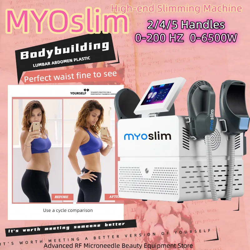 

Best selling EMS body shaping machine upgraded EMS RF muscle stimulator for professional abdominal muscle exercise