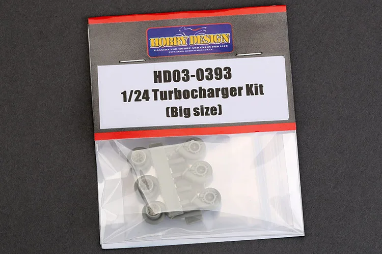 HobbyDesign 1:24 Turbocharger (Large Size) HD03-0393 Modifying and Assembling Model Accessories