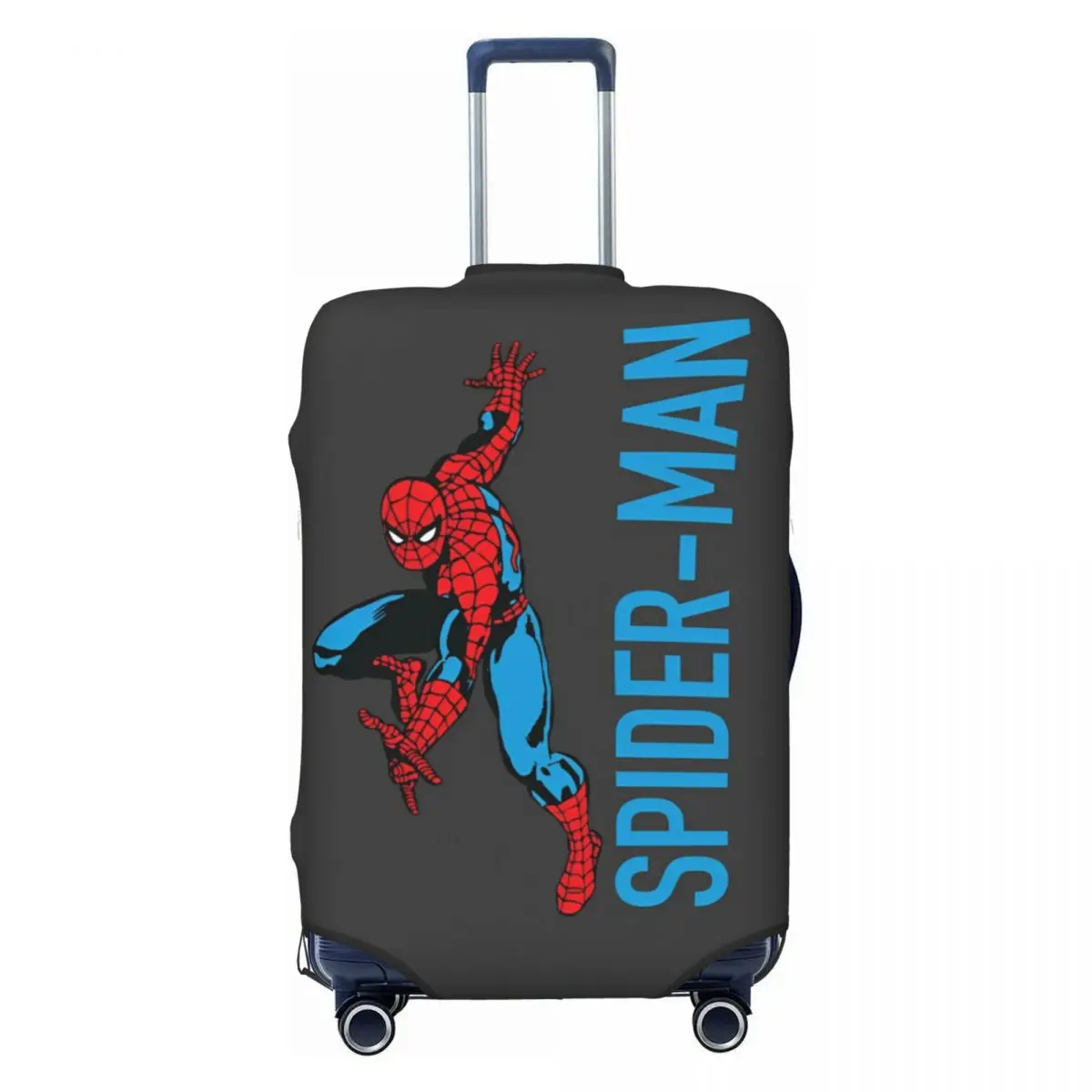 Spider Man Cartoon Suitcase Cover Business Vacation Elastic Luggage Accesories Protection