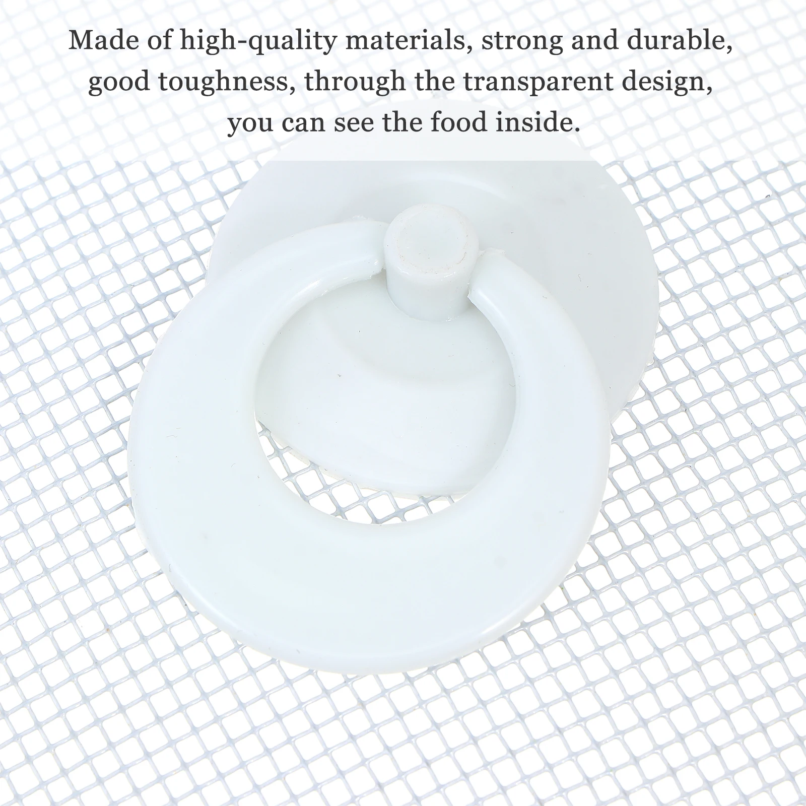 

1Pcs Practical Food Cover White Kitchen Supply Compact and for Heat Preservation Food Cover Kitchen Supply