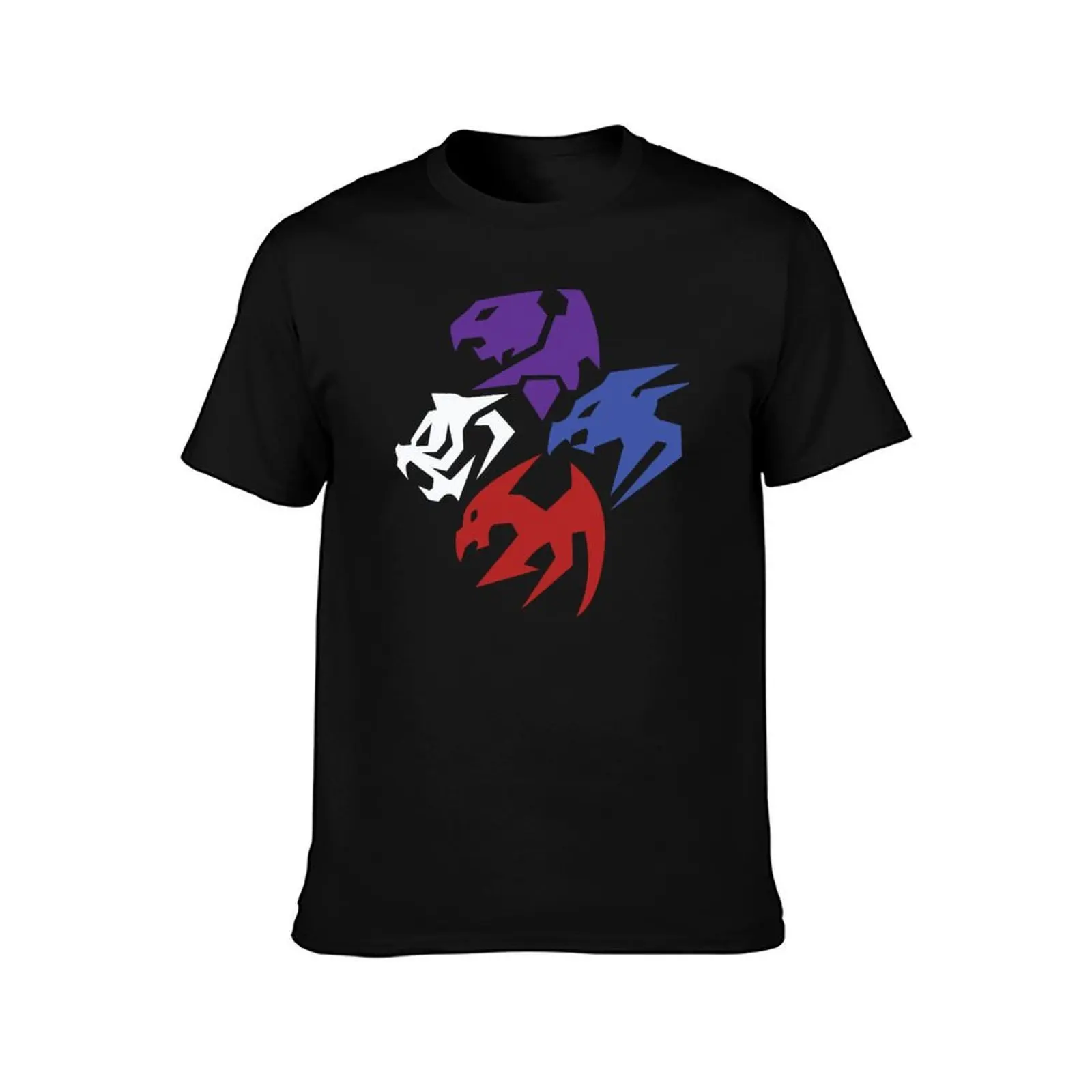 Beasts of the Bit T-Shirt, Summer Casual Cotton Tee, Oversized Streetwear Tops, Vintage Graphic Print, Loose Fit Short Sleeve