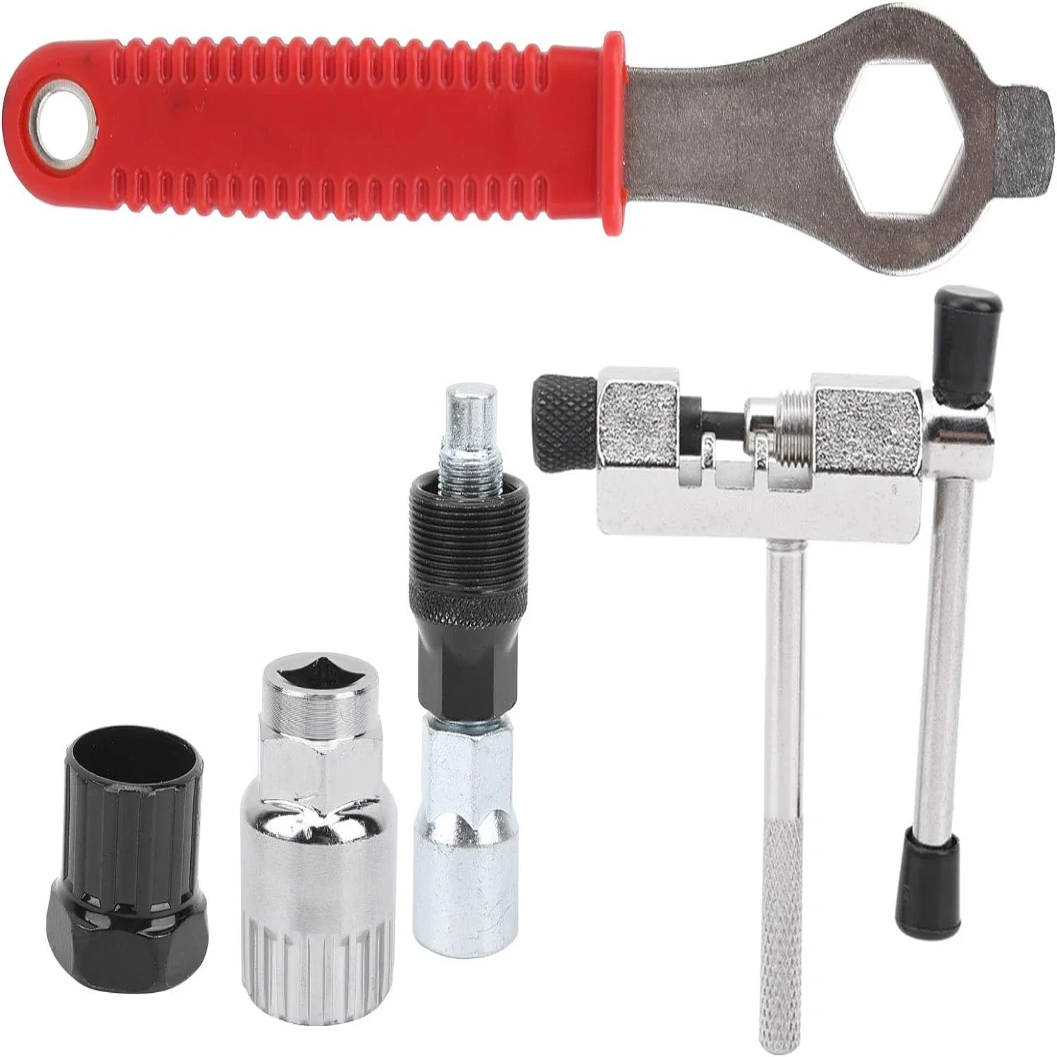 

Upgrade Your Bike Repair Kit with High-Quality Premium Essential Chain Breaker Tool Set - Easy-to-Use 16mm Hex Wrench Included -