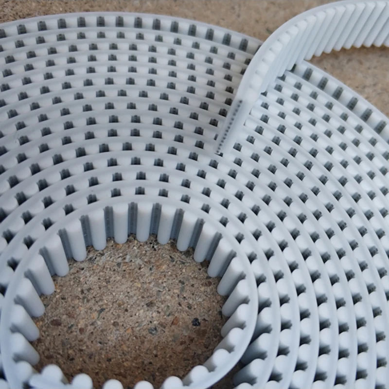 10meters HTD3M Timing Belt  Width 15 20 30mm Color White PU Polyurethane with Steel Core HTD 3M Open EndedPitch 3mm Pulley