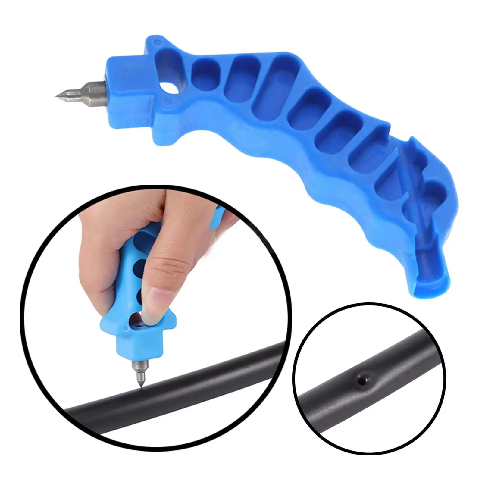 Drip Tube Hole Punch Tool PE Pipe Hose Hole Punch Small Handheld,Outside, Outdoor,Drill Tools 3mm Hole Puncher for Sprinklers
