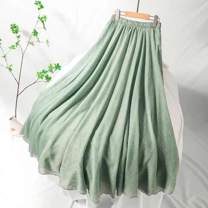 Women's Skirts Are Simple Elegant Aesthetically Pleasing and Comfortable in Summer Half Length Skirts Are Casual and New P746