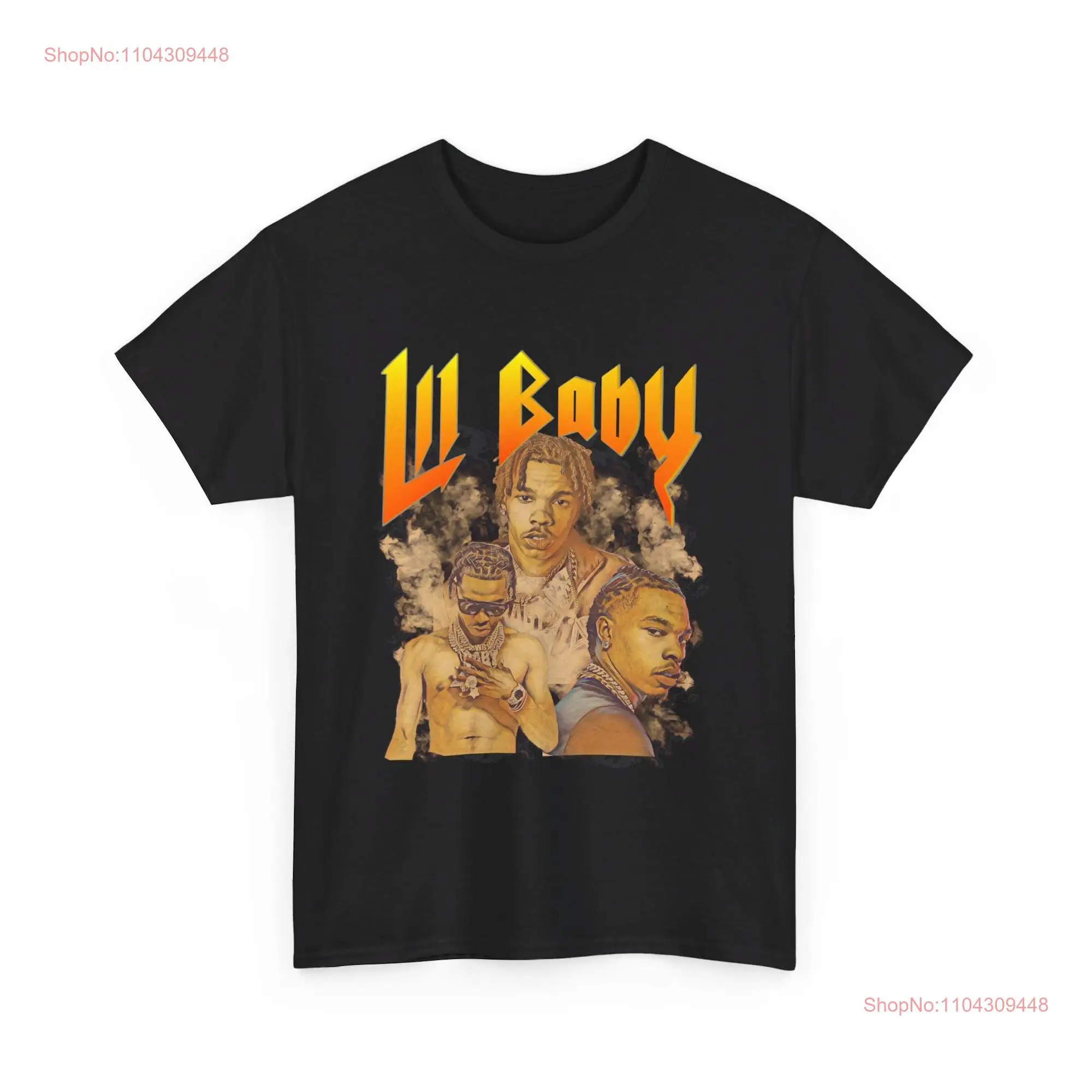 Lil Baby T Shirt Heavy Cotton long or short sleeves