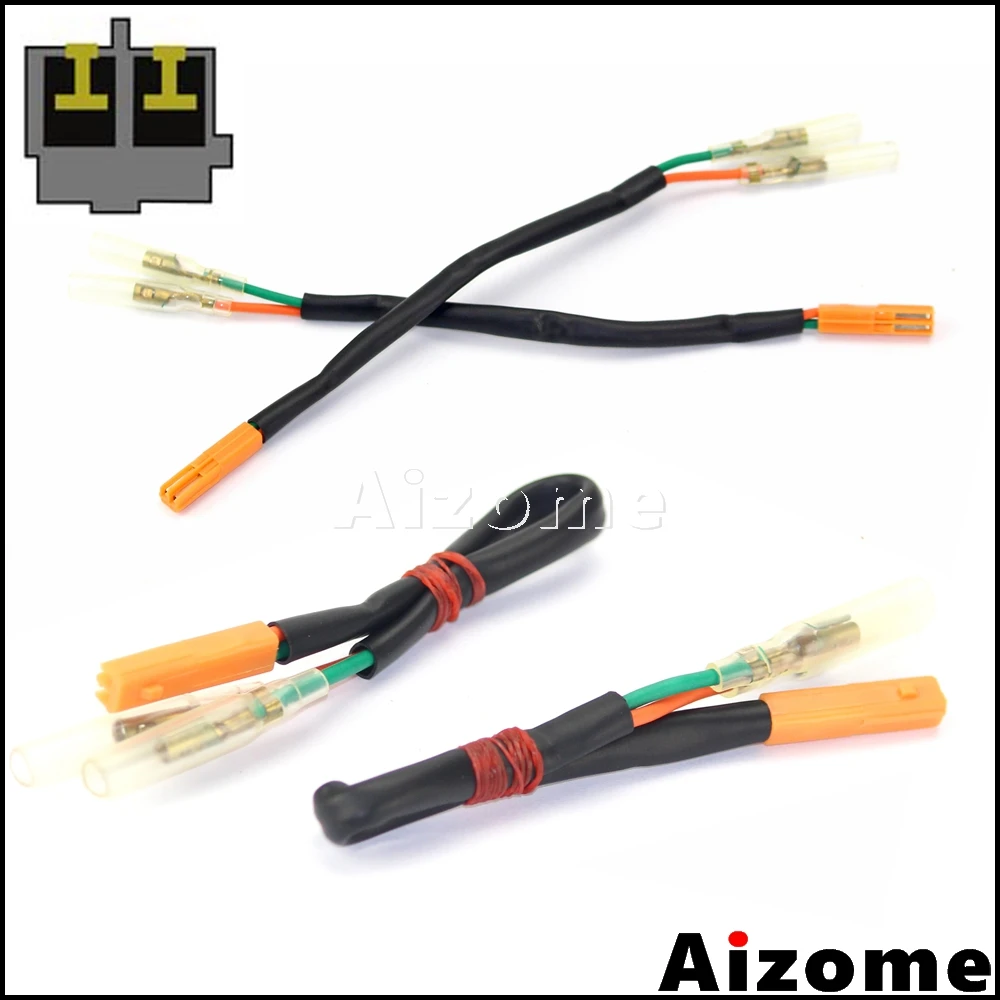 Motorcycle Turn Signals Adapter Plug Turn Signal Light Wire Connector For HONDA VT750  VT750C VT750CA VTX1800C VTX1800F NC700