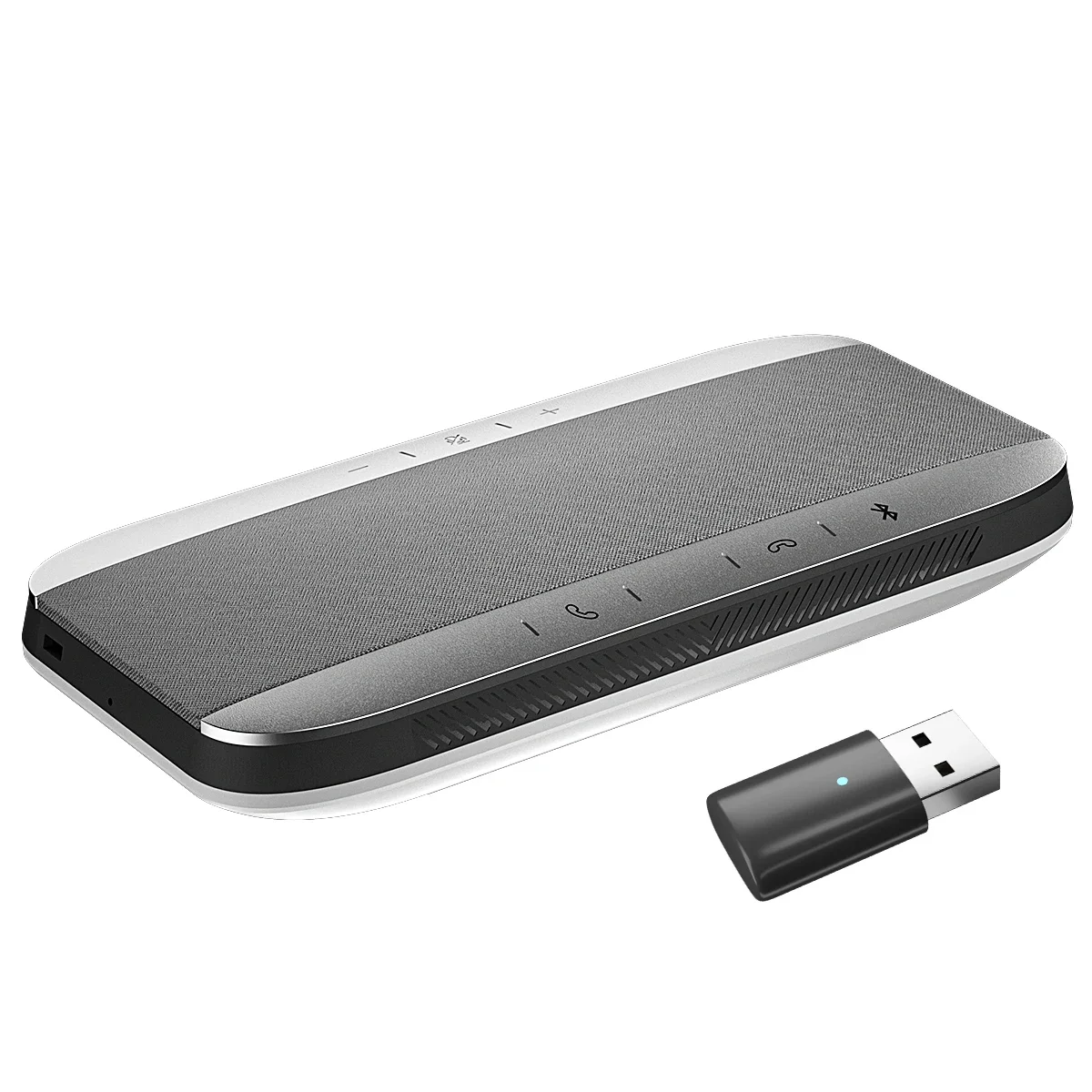 High Quality Wireless Omni-directional 360 Degree Conference Speakerphone 6 Mics AI Noise Cancelling Microphone For 8-10 People