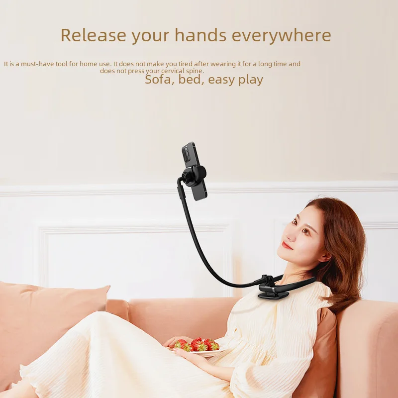 New Halter Lazy Phone Holder Multi-Functional Mobile Live Streaming Support Mobile Phone Bracket Desktop Phone Holder